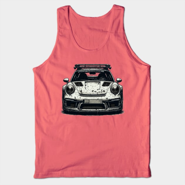 Porsche 911 Tank Top by Vehicles-Art